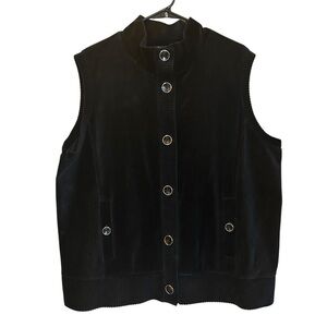 Jones New York Black Utility Vest